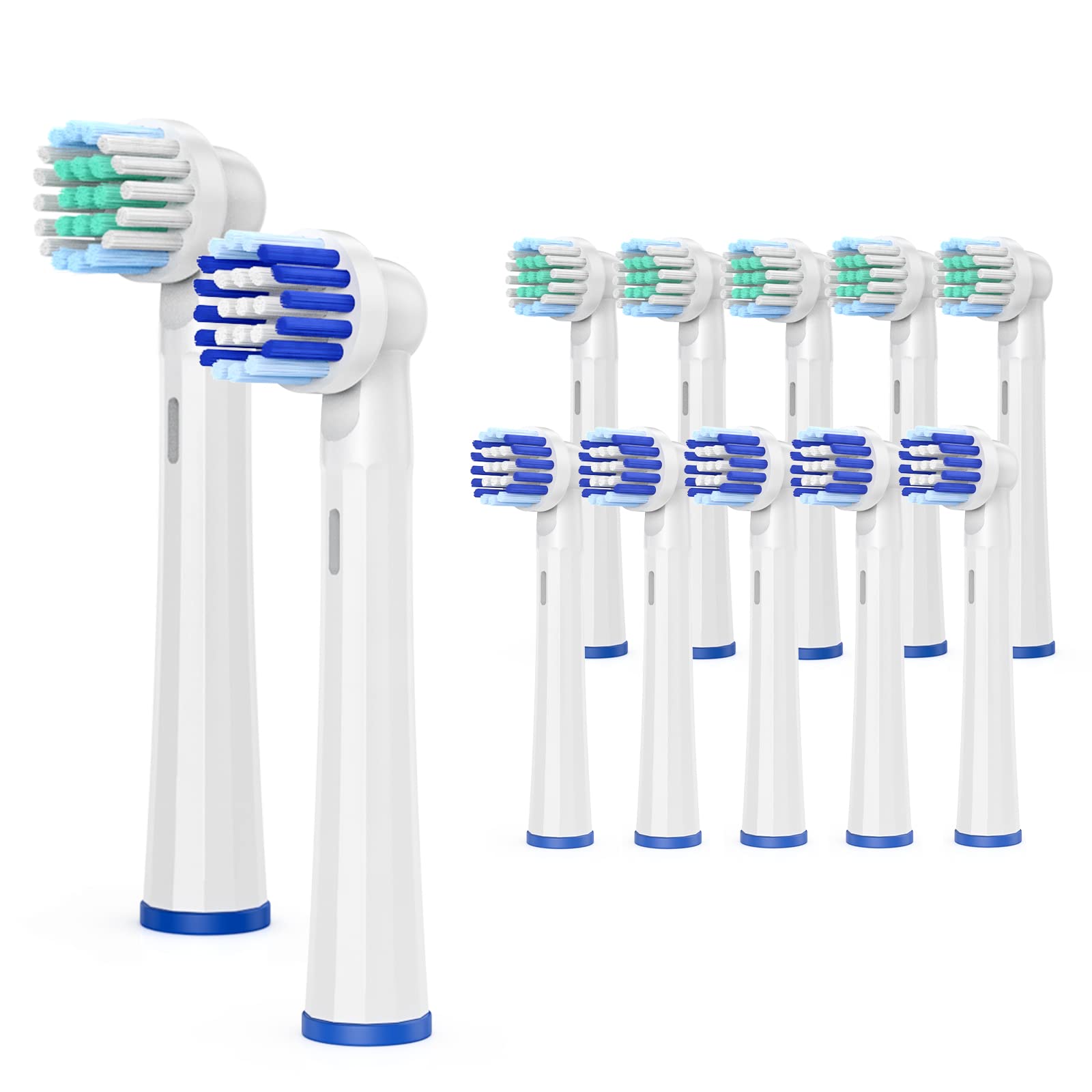 View 1 of Replacement Heads Compatible with Oral B Braun-12Pcs Electric Toothbrush Refills Heads Compatible with OralB Pro 1000, 9600, 500, 3000, 8000, 7000, Sensitive Gum Care, Gentle Clean
