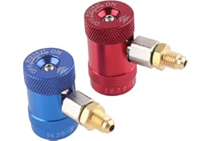 Car AC Quick Coupler 1/4 Inch HS‑1234YF，AC R1234YF,R1234YF HighLow Pressure Fluoride Liquid Filling Couplers Connectors，Adapt