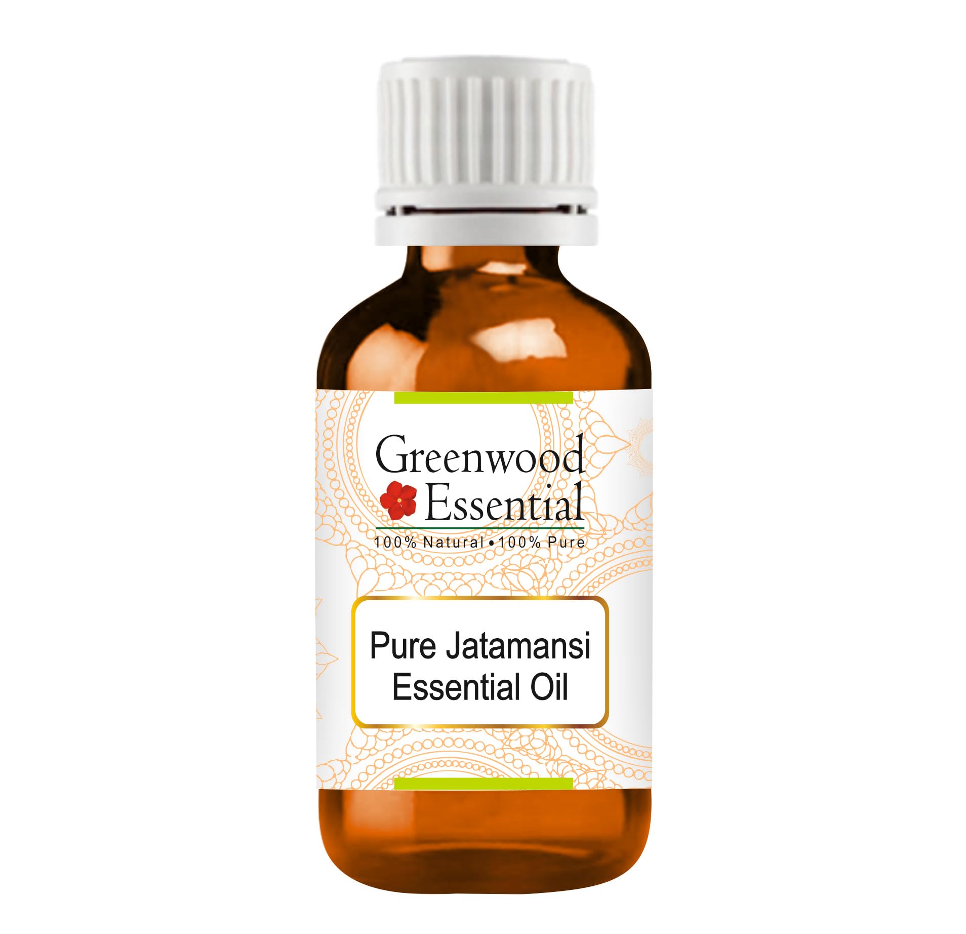 Greenwood Essential Pure Jatamansi (Spikenard) Essential Oil (Nardostachys jatamansi) Steam Distilled Natural Therapeutic Grade 5ml (0.16 oz)