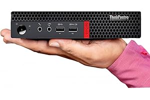 Lenovo ThinkCentre Mini Business Desktop, Ultra-Quiet Design, Dual-4K Monitor Support, 8GB Memory, 256GB PCIe SSD, AMD Dual-Core Processor, USB-C, Wi-Fi, RJ-45, Bluetooth, KB & Mouse, Windows 11 Pro