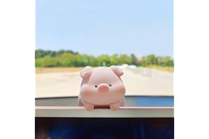 MOTANEY Cute Furry Animal Rear View Mirror Accessories, Car Dashboard Ornament Center Screen Decoration Rearview Mirror Charm, Car Accessories Interior Decor for Women/Men