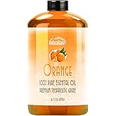 Naturalitana Sweet Orange Essential Oil (16oz Bulk) – Aromatherapy Sweet Orange for Diffuser, Soap, Bath Bombs & Candles – Therapeutic Grade Essential Oil