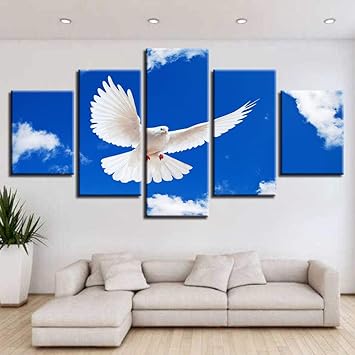 Wons Mural 5 Pc Lona De Pintura Del Arte Del Cartel Pared Para