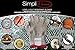 SimpliFine Food Safe Cut Resistant Gloves, Medium. Best for using with a Mandolin, Grater, Cutting with Knives and Avoiding Cuts. Level 5 Professional Grade Protection - Comes with Amazing Deals