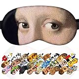 Soft Night Sleep Mask Sleep Mask Girl with a Pearl