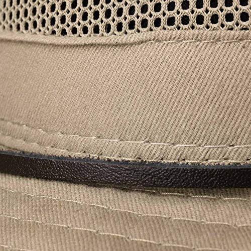 Stetson Takani Safarihut Damen/Herren - Hut aus 100% Baumwolle - Stoffhut mit UV-Schutz 30 - Sonnenhut mit Kinnband… – Bild 7