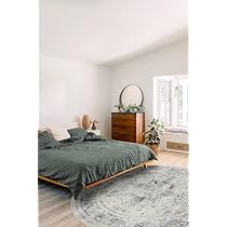 Amazon.com: Ruggable Sarrah - Alfombra redonda lavable de 6 pies ...