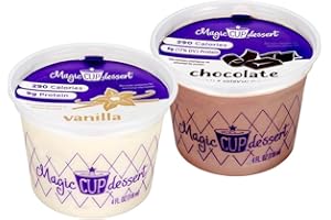 Magic Cup Variety Pack, 4 oz. cup (Pack of 24) (12 Vanilla, 12 Chocolate)