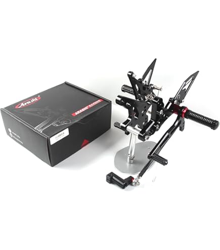 Amazon.com: CNC ZX6R 09-20 Motorcycle Adjustable Rearsets Foot