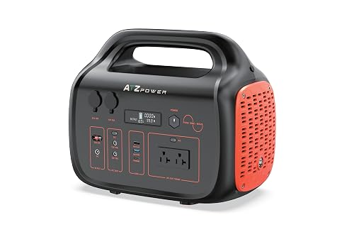 Portable Power Station,ATZ POWER 1075Wh/1000W LiFePO4 Solar Generator,2 ...
