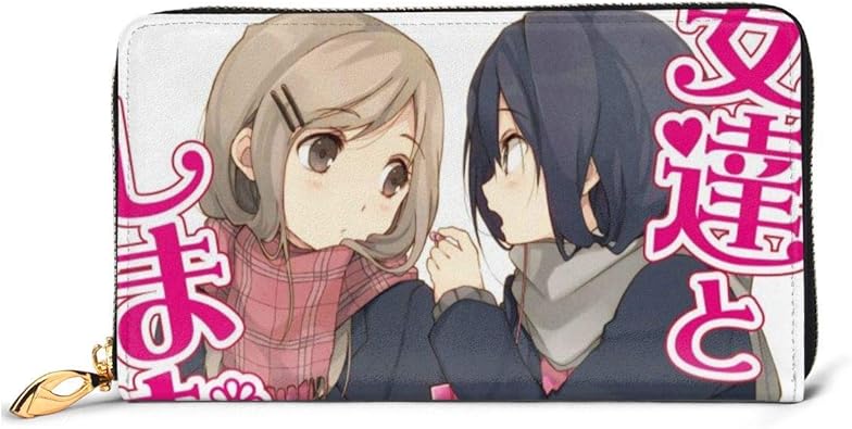 Amazon 長財布 おしゃれ 安達としまむら1 本革 ファスナー 長財布 高級感 人気 男女通用 超薄い 小銭入れ 両面カラー たっぷり収納 レザー 多機能 ファスナー財布 大容量 通学 通勤 軽量 携帯に便利である 人気 プレゼント メンズバッグ 財布