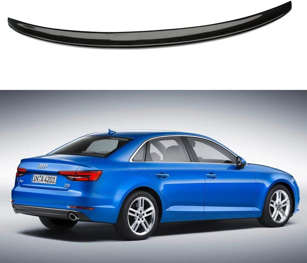 S4 style rear trunk spoiler for A4 B9 2016+