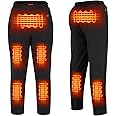 FERNIDA Heated Pants for Men Women - Electric USB 8 Zones Heating Trousers Winter Warm (5V/2A Battery Not Included)