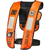 Mustang Survival HIT Inflatable Work Vest (Auto Hydrostatic), Orange