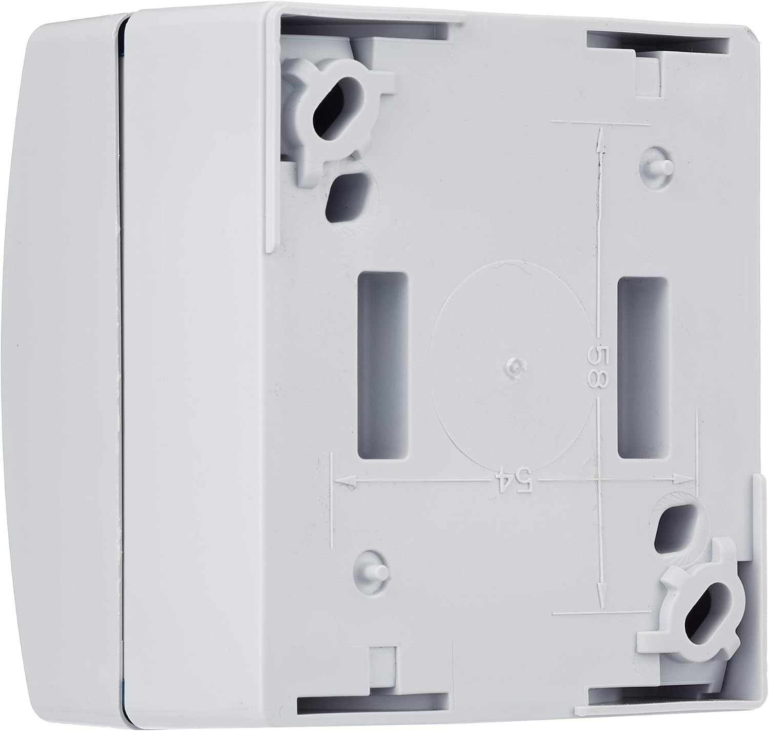Busch-Jaeger Interrupteur Bouton-Poussoir 26016 WDI - IP66 - 250V~ 16A - Pour Montage En Saillie