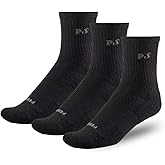 People Socks Compression Short Crew Athletic Merino Wool Running Socks, Made in USA, 3 Pairs