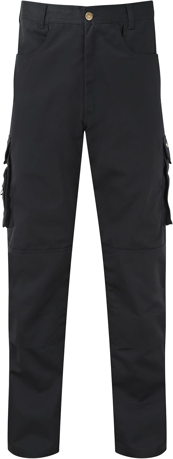 TuffStuff Work Trousers Heavy Duty Fabric with Cargo Combat Poakets