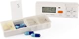 TabTime Pill Dispenser with 4 Alarms Extra Large Compartments view 2