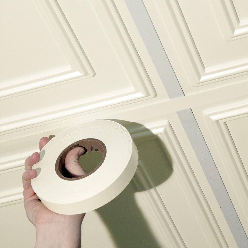 100 Ft Roll Of Self Adhesive Decorative Grid Tape Ceiling Grid