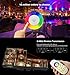 LGIDTECH FUT096 Mi.Light RGBW 4-Zone 2.4GHz RF Remote Full Touch LED Controller(Battery Excluded),Used for Miboxer RGB RGBW LED Strip Lights Controller Receiver Box FUT037 FUT038(Excluded)
