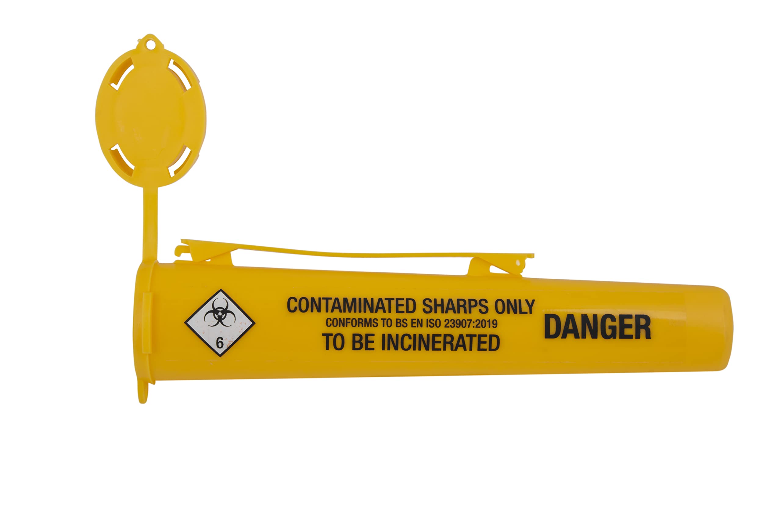 St John Ambulance Polypropylene Sharps Disposal Bin - 80 ml