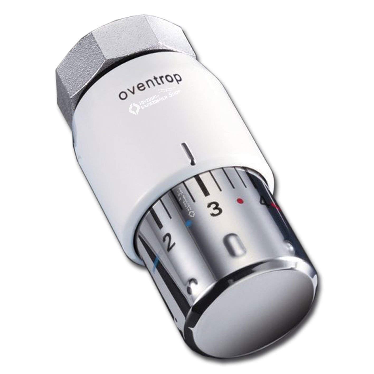 Oventrop Uni SH 1012065 Thermostat with Liquid Sensor 7-28 °C with 0 x 1-5 Scaled Cap White