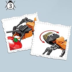 Vilbocr Mini Insect Building Blocks Toy Insect