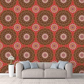 Wall Mural Beautiful Pattern Colorful Texture Removable Self-Adhesive Large Wallpaper - 66x96 inches