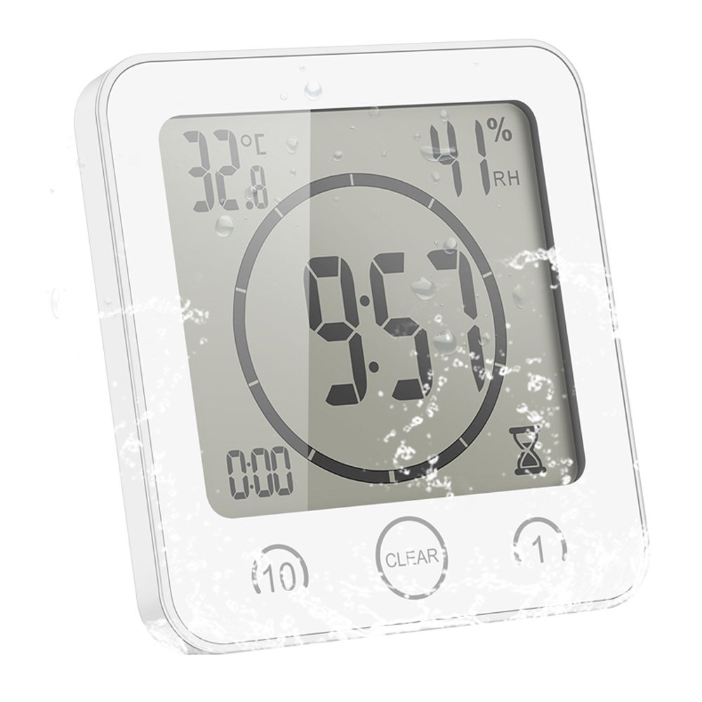 Sunsbell Reloj Digital Pared del Baño, Reloj Ducha, Reloj de Pared con