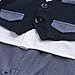 Baby Boys Outfits, Toddler Short Sleeve Romper Clothing with Plaid Cap & Vest (80(6-12 Month), navy-blue)