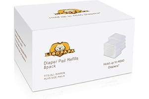 Lionpapa Refills Compatible with Dekor Classic Diaper Pails Pails,8 Pack