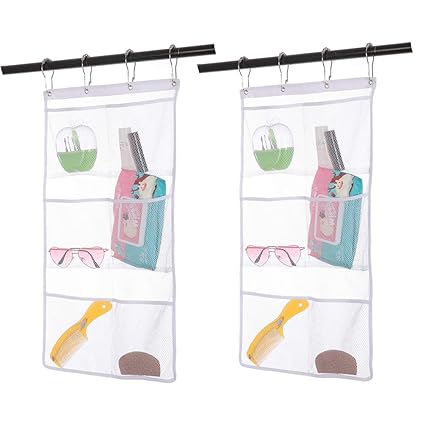 Buy 2 Pack Hanging Mesh Shower Caddy Organizer With 6 Pockets