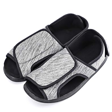 wide fit slippers for elderly