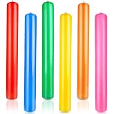 KIMOBER 6PCS Inflatable Pool Sticks,Colorful 41.3 Inch Giant Blow Up Pool Swimming Noodles Water Float for Swimming Pool Beaches Lake Party Decor