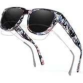 TJUTR Polarized Sunglasses Over Glasses for Men Women, UV Protection Shades Over Prescription Eyeglasses Sun Glasses