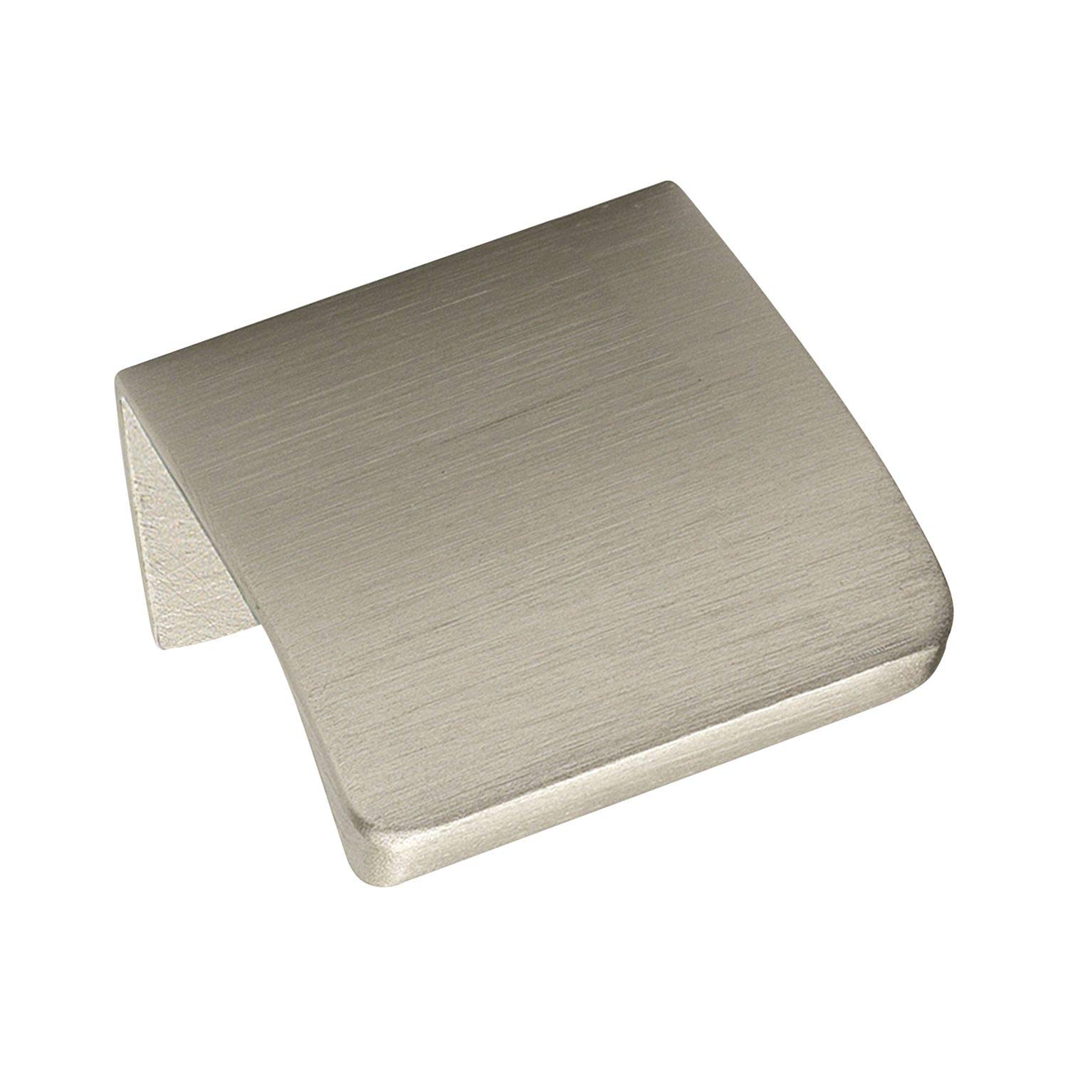 Furnipart Edge Straight Handle LA 20 mm, Length 40 mm, Aluminium Stainless Steel Effect