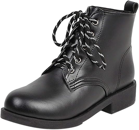 Amazon 花千束 シューズ レディース カジュアル 太めヒール 快適 ハイヒールブーツ 丸トウ ショートブーツ 冬靴 通勤通学 人気 大きいサイズ ブーツ 花千束 シューズ ブーツ ブーティ