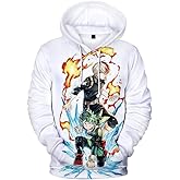 Cosplay Life MHA Cosplay Hoodie Boku Anime Drawstring Pullover Sweater Kangaroo Pockets For Unisex Adult