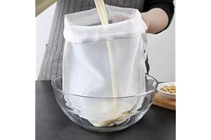 2PCS Fine Mesh Nylon Strainer For Kitchen，CheeseCloth For Straining With Handle Strainers,Extra Fine Mesh Strainer Cheese Clo