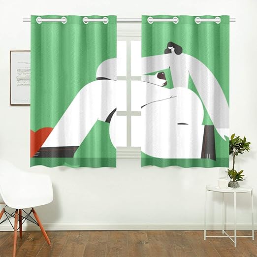 Amazon Com Wiedlkl Cute Curtains For Living Room Girl Phone On