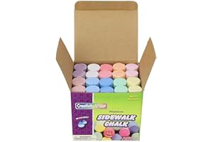 Chenille Kraft Company Sidewalk Chalk, Assorted Colors, Box Of 20