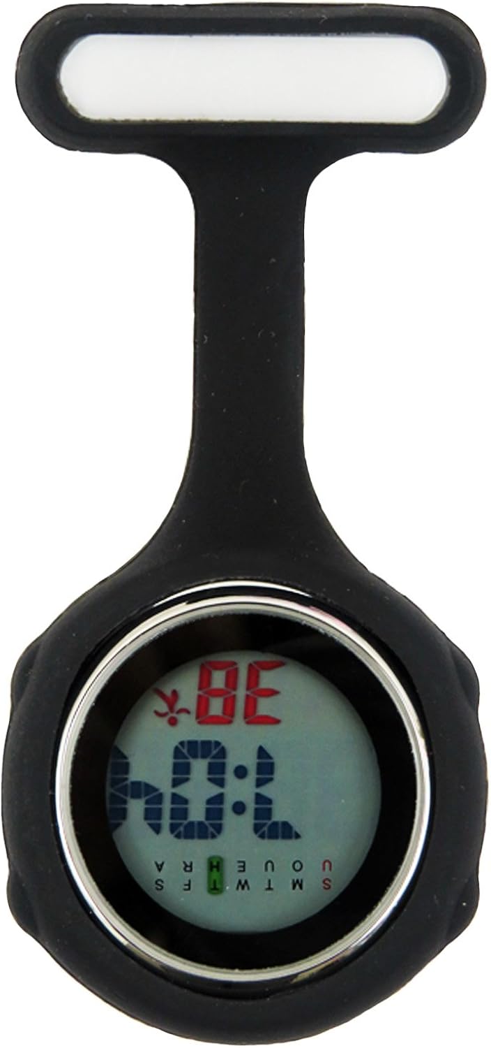 Digital Nurse Watch Fob for Women Men Multi Function, Infection Control