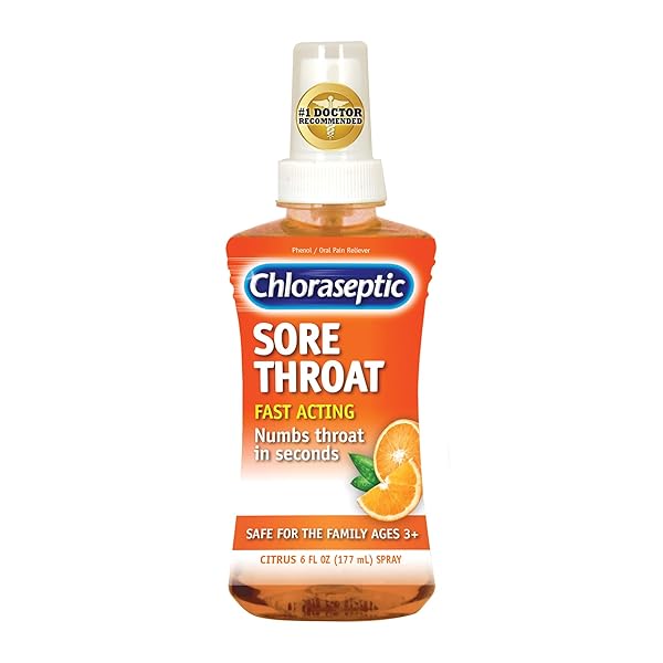 CHLORASEPTIC SORE THROAT SPRAY, CITRUS, 6 FL OZ,...