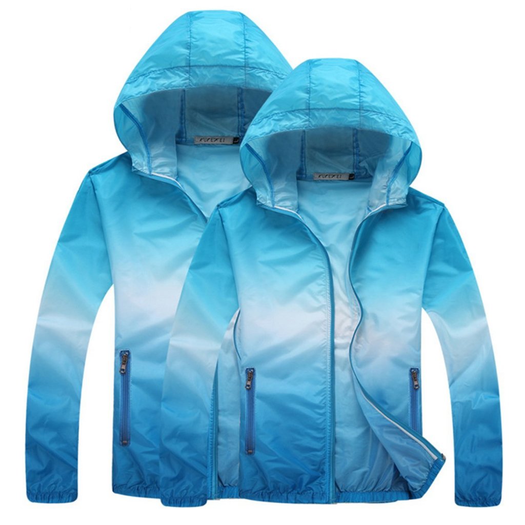 couple anti-uv activewear quick-dry windproof sport camping jacket outdoor coat