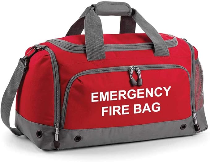 School & Workplace Evacuation Emergency Fire Bag Printed Red