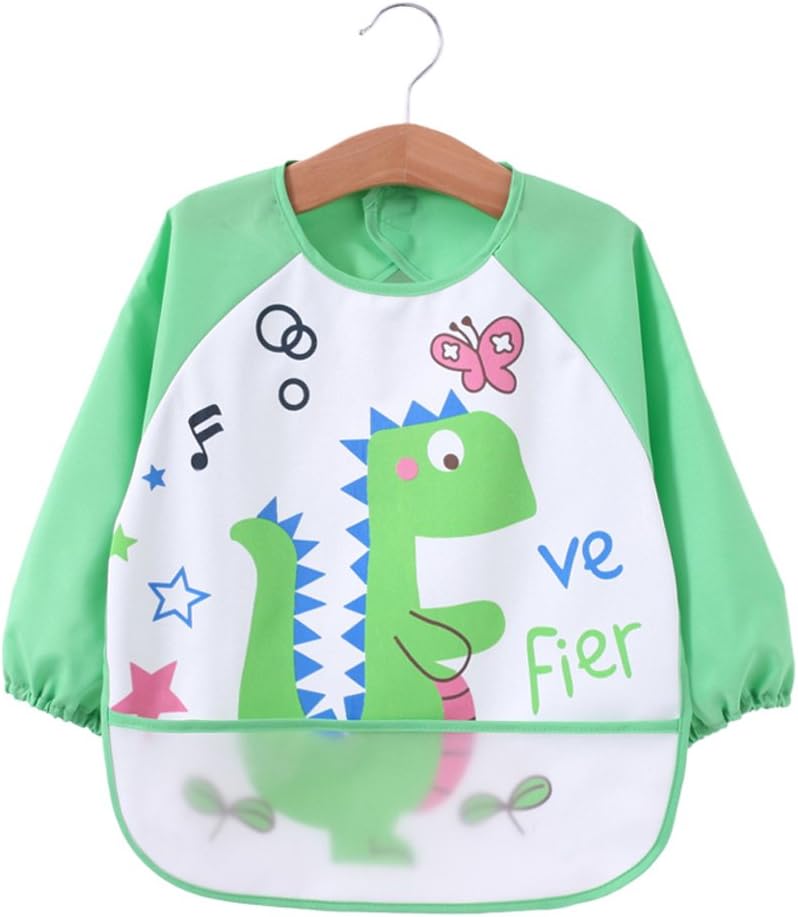Dkasa Enfants Tablier Peinture Enfant Arts Craft Bavoir Bebe Bavoir Impermeable A Motif Pour Bebe Bavoir Manche Longue Le Repas De Bebe Bebe Puericulture Eng Bouldermicrofinance Org