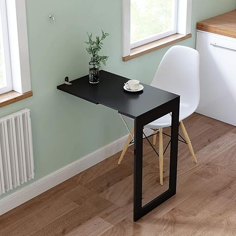 Amazon 折りたたみテーブル ウォールブラケット 勉強机に変換可能 ダイニングテーブル 頑丈な構造 小さなスペース用 浴室 飲食店 バルコニー 高級子供用テーブル 取り付けアクセサリが含まれています サイドテーブル オンライン通販