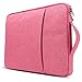 GMYLE MacBook Air 13 Inch Case A1466 A1369 Old Version 2010 2017 and 13 13.3 Inch Handle Carrying Sleeve Bag 2 in 1 Set (Pink Marble & Pink)