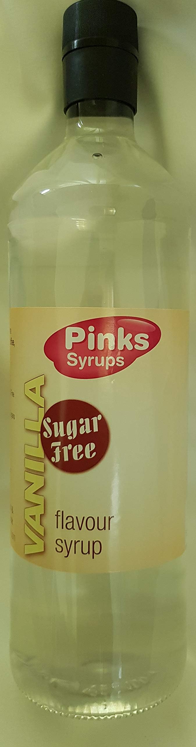 Pinks Syrups Sugar Free Vanilla Flavour Syrup 1 Litre