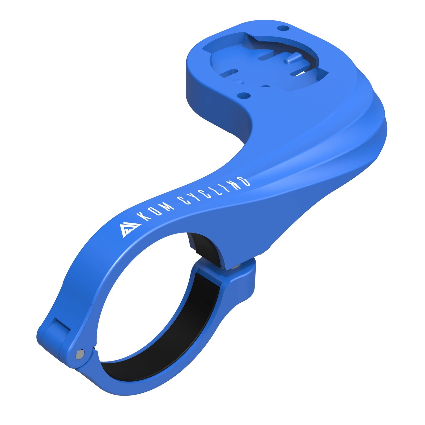 KOM Cycling Wahoo Elemnt Mount Compatible with Multiple Wahoo Computers Including The Wahoo Elemnt Bolt, Elemnt Roam, Elemnt Mini, and Elemnt - Multiple Colors 24g Out Front Mount (Blue)